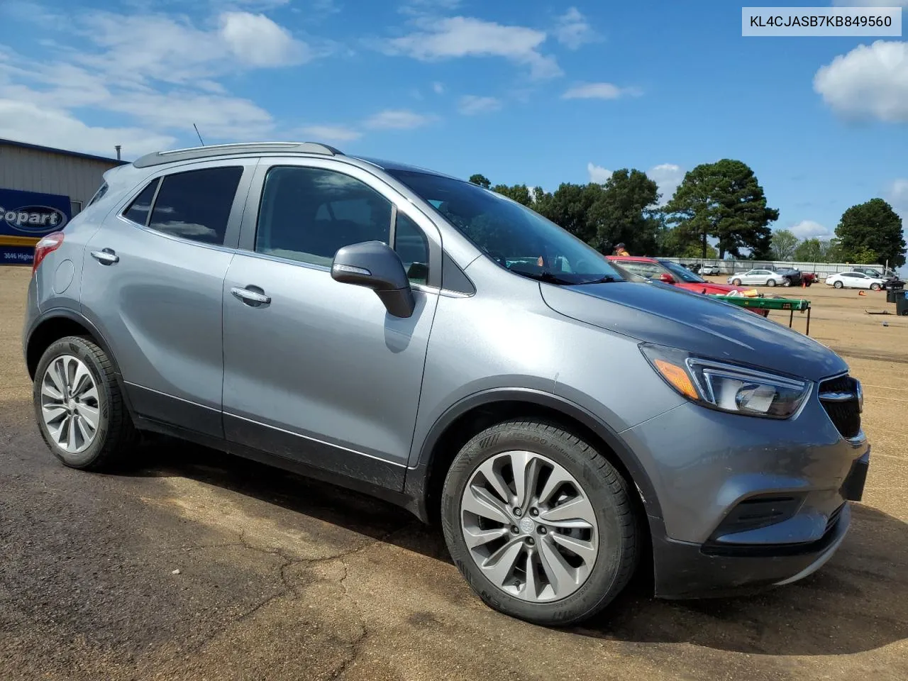 2019 Buick Encore Preferred VIN: KL4CJASB7KB849560 Lot: 71923744