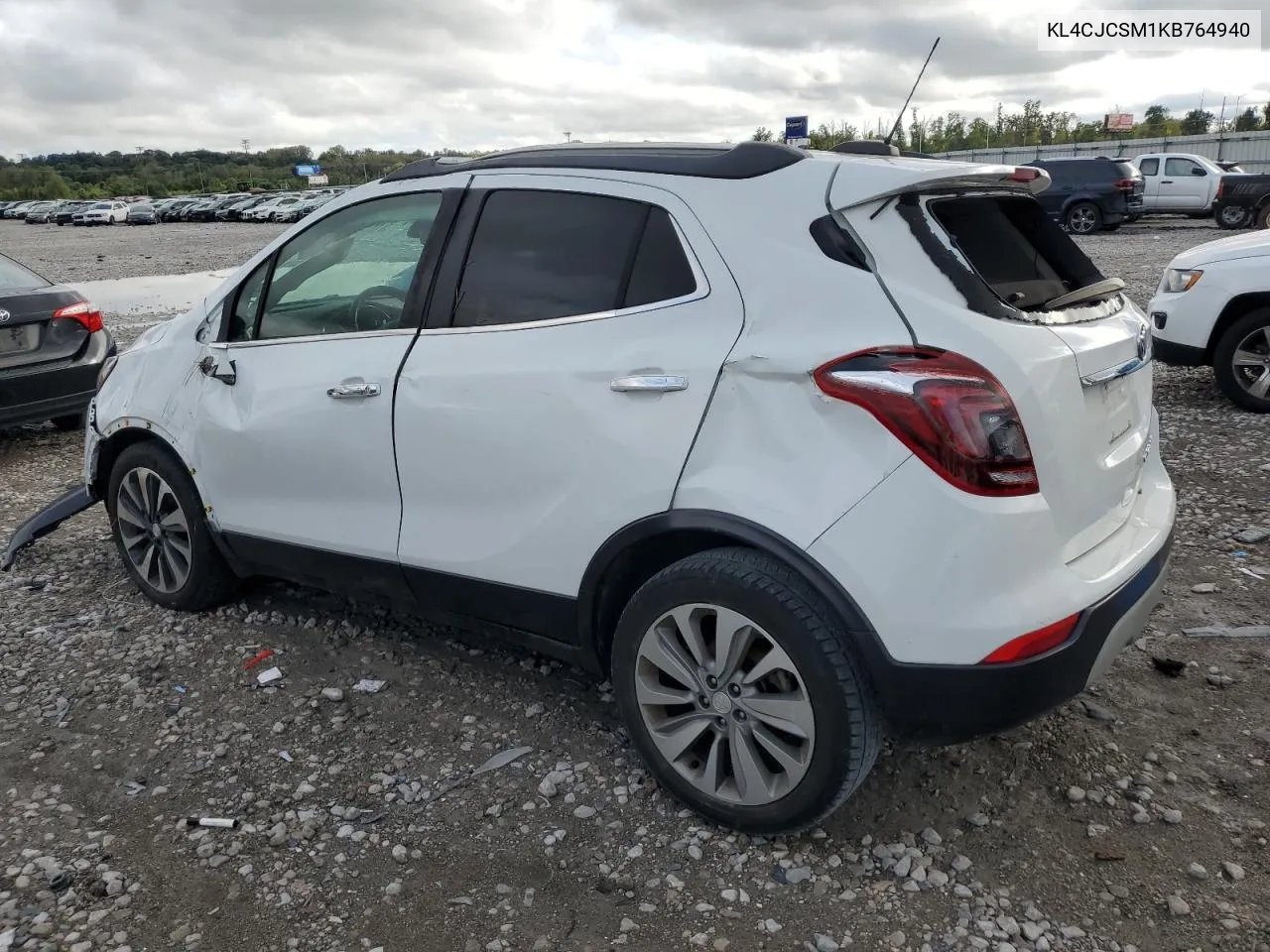 2019 Buick Encore Essence VIN: KL4CJCSM1KB764940 Lot: 72526894