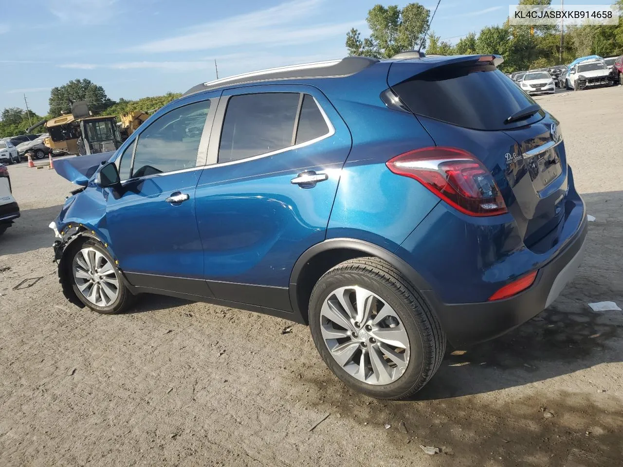 KL4CJASBXKB914658 2019 Buick Encore Preferred