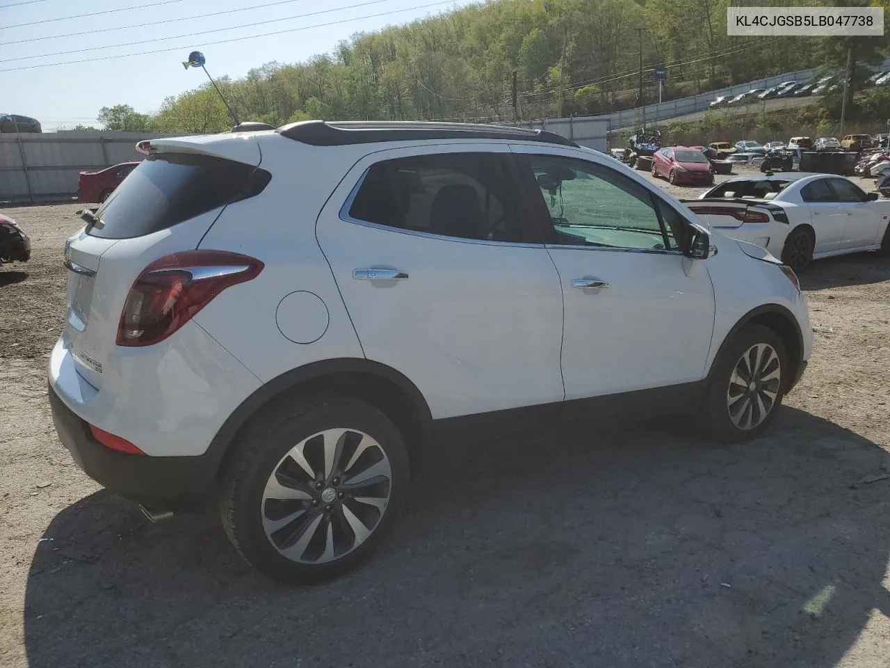 2020 Buick Encore Essence VIN: KL4CJGSB5LB047738 Lot: 52925384