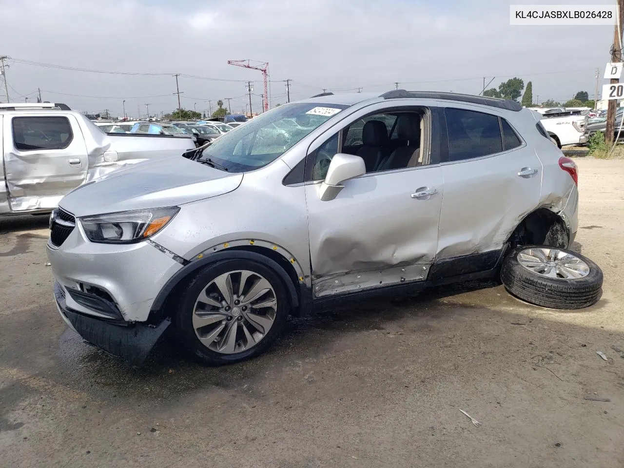 2020 Buick Encore Preferred VIN: KL4CJASBXLB026428 Lot: 54247304