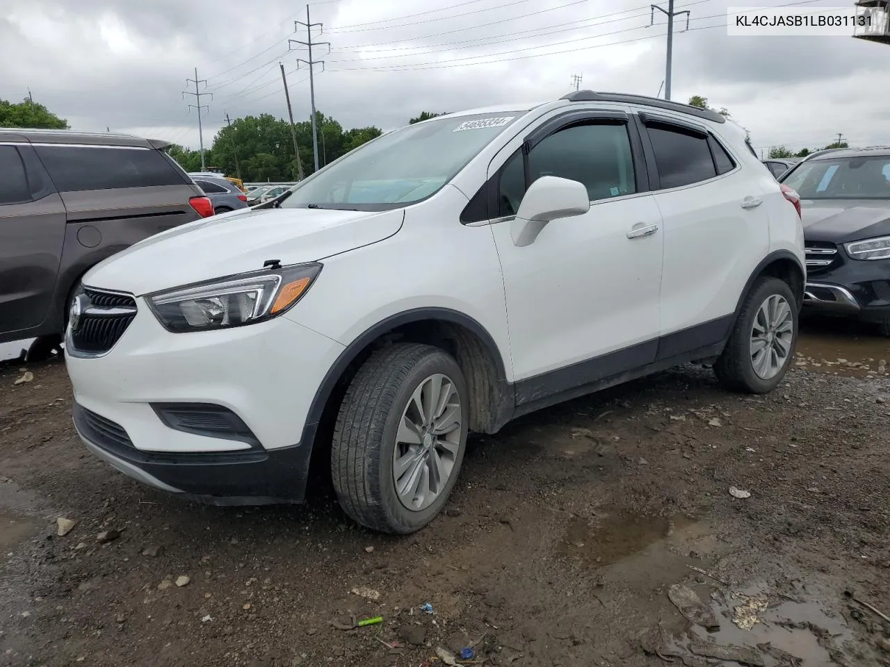 2020 Buick Encore Preferred VIN: KL4CJASB1LB031131 Lot: 54695334