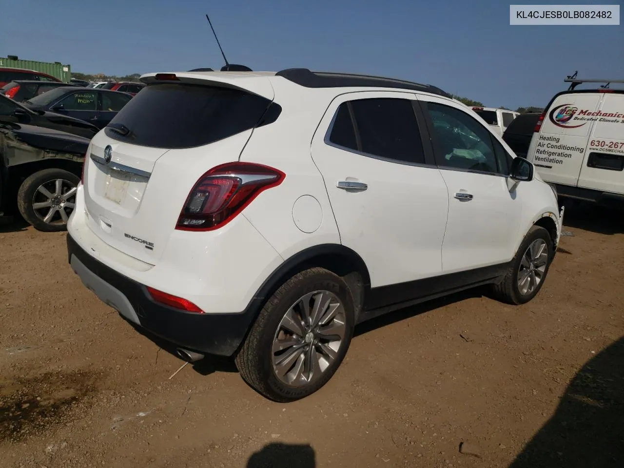 2020 Buick Encore Preferred VIN: KL4CJESB0LB082482 Lot: 70407324