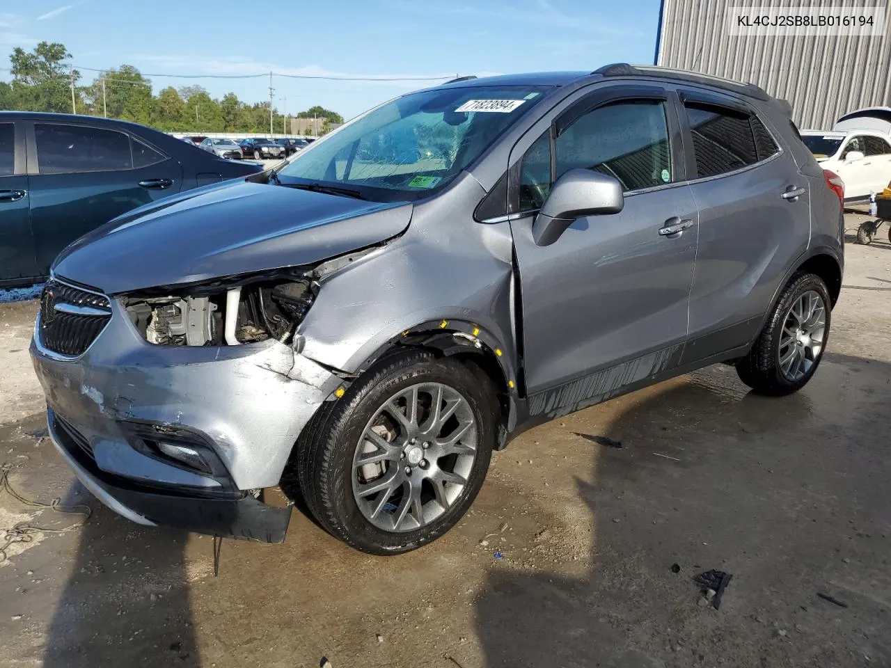 2020 Buick Encore Sport Touring VIN: KL4CJ2SB8LB016194 Lot: 71823894