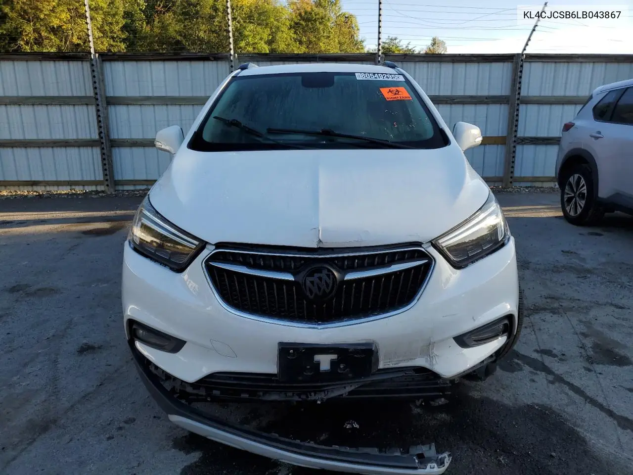 KL4CJCSB6LB043867 2020 Buick Encore Essence