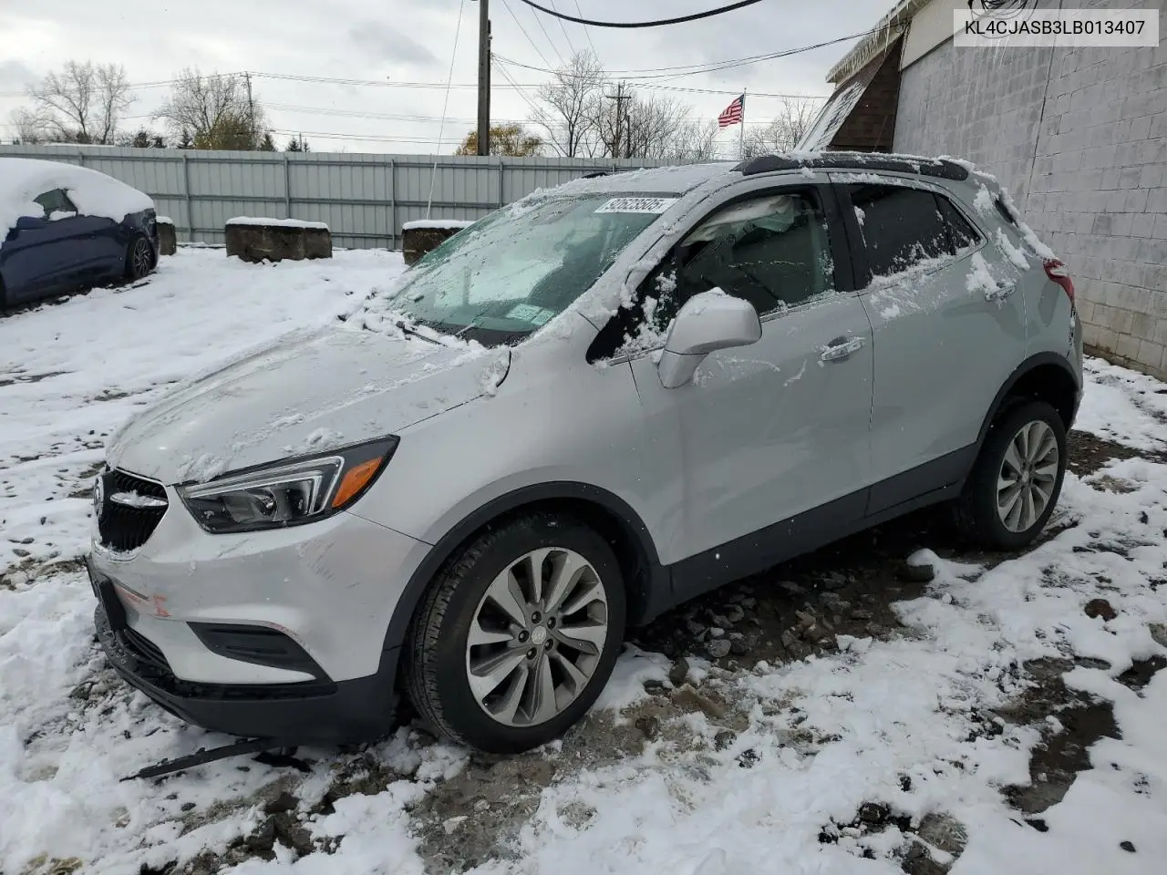 KL4CJASB3LB013407 2020 Buick Encore Preferred