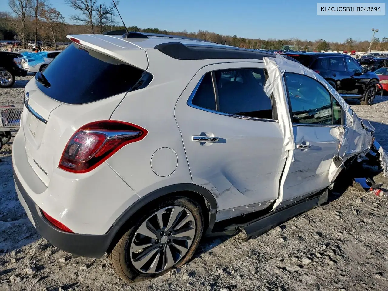 KL4CJCSB1LB043694 2020 Buick Encore Essence