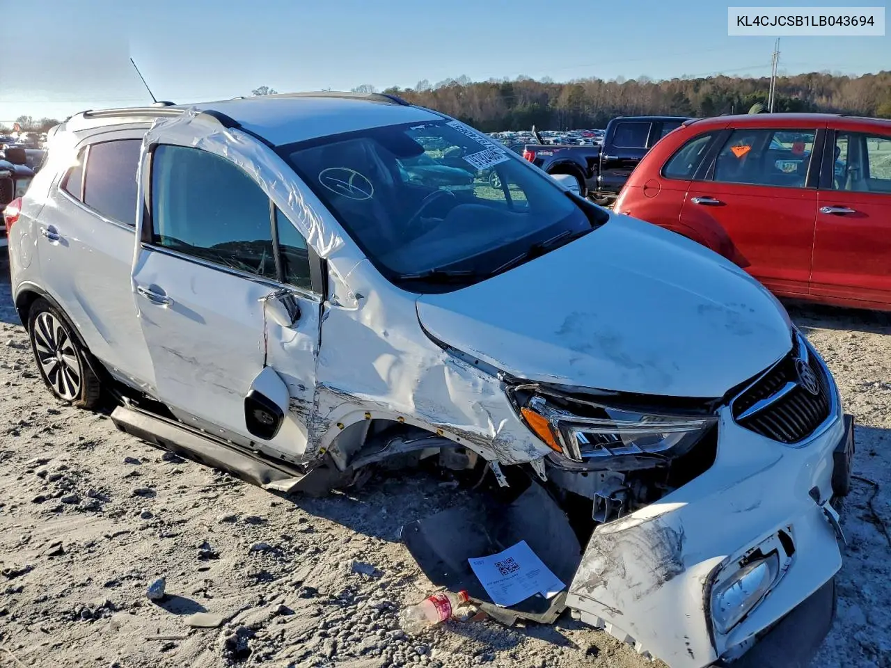 KL4CJCSB1LB043694 2020 Buick Encore Essence