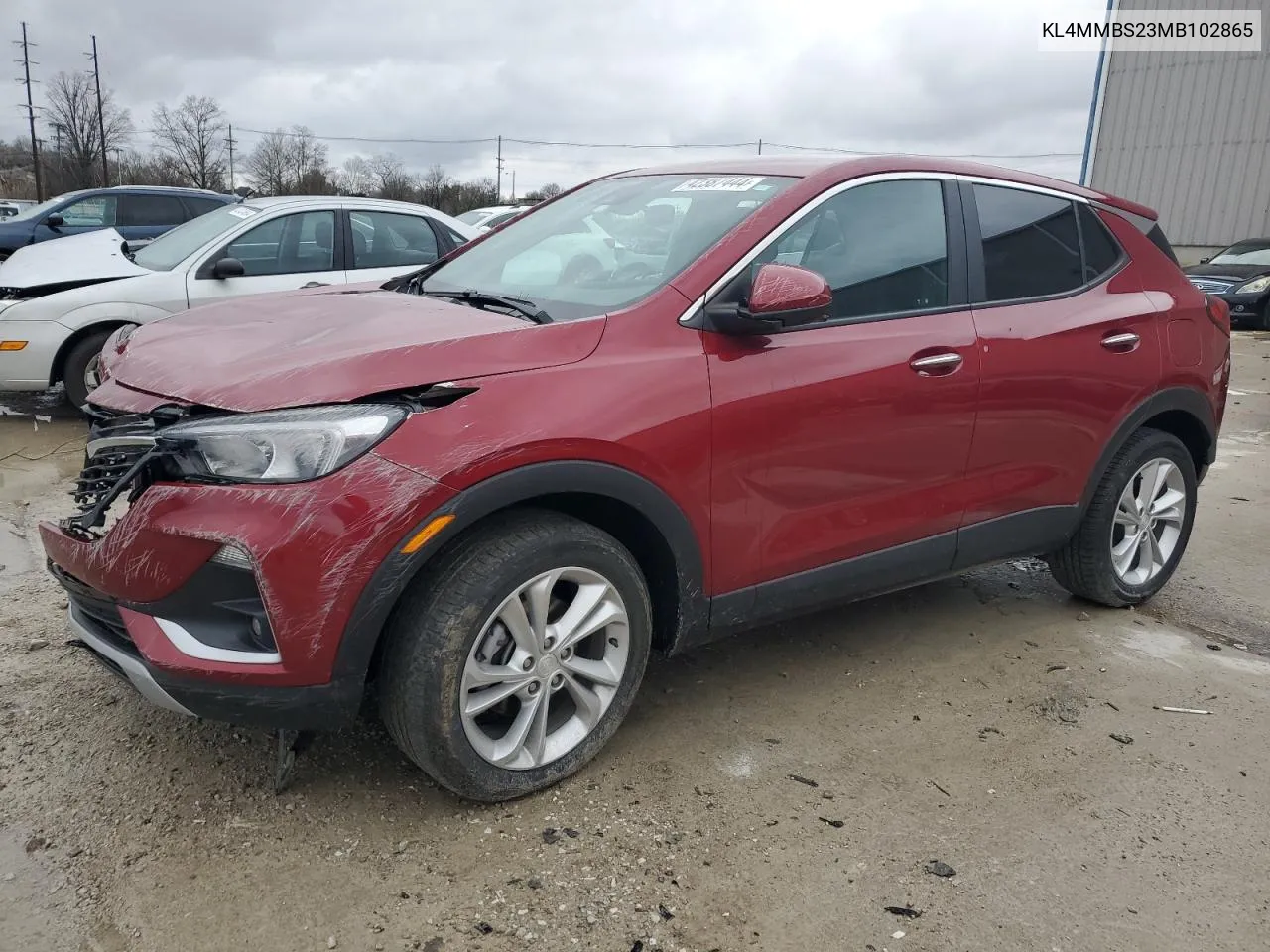 2021 Buick Encore Gx Preferred VIN: KL4MMBS23MB102865 Lot: 42387444