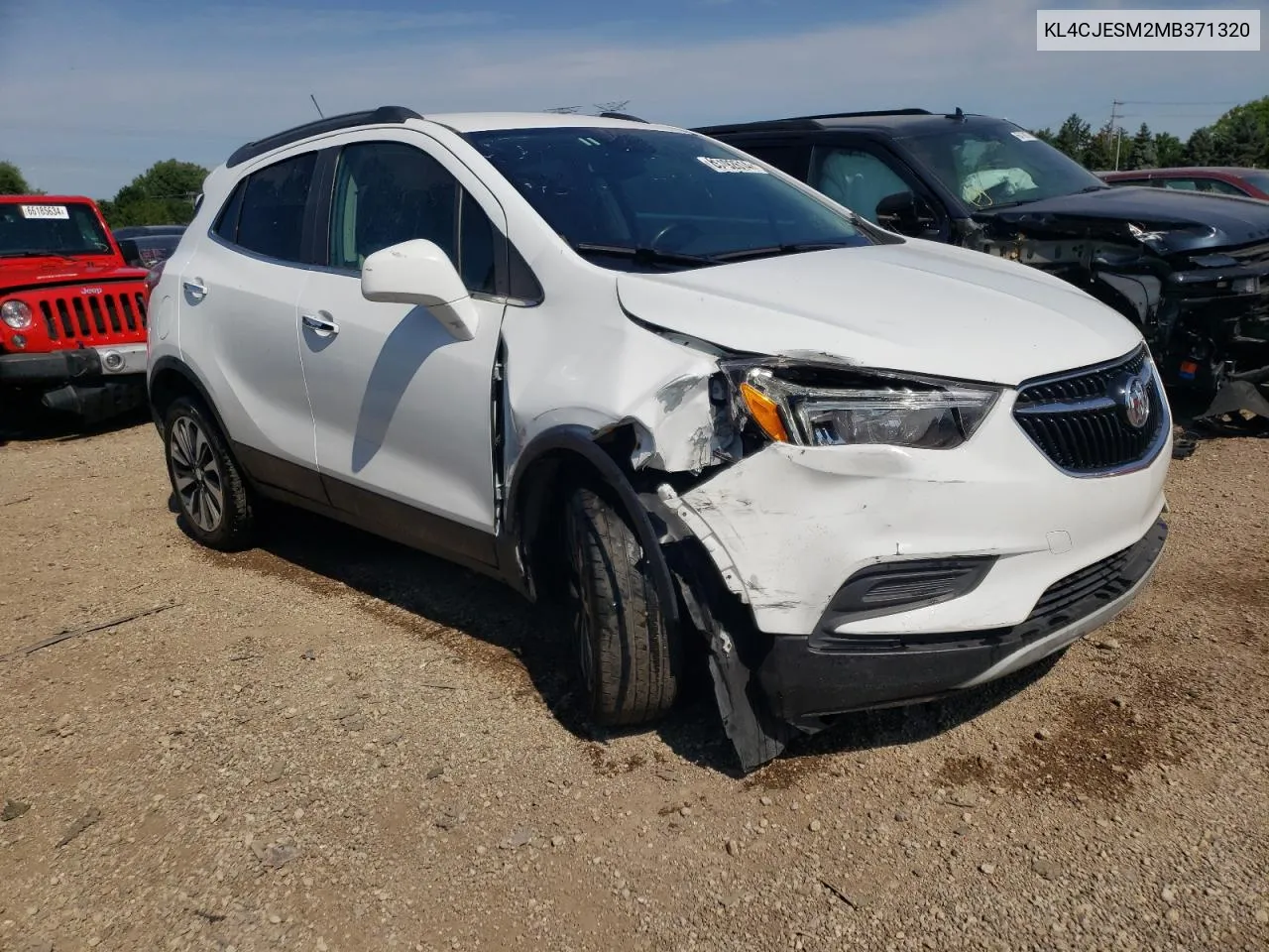 2021 Buick Encore Preferred VIN: KL4CJESM2MB371320 Lot: 66192614