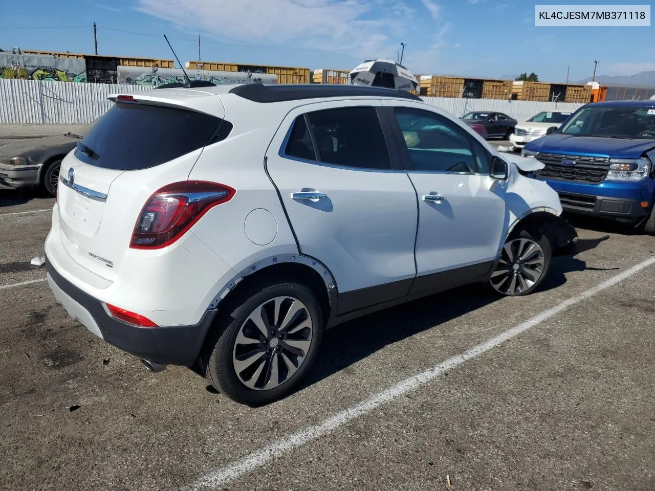 2021 Buick Encore Preferred VIN: KL4CJESM7MB371118 Lot: 67681174