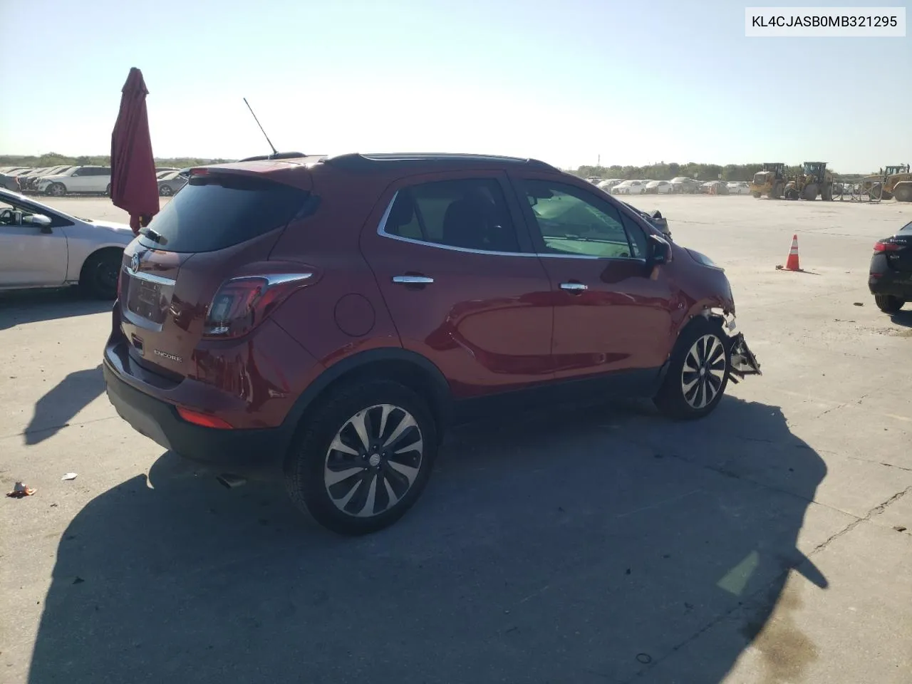 2021 Buick Encore Preferred VIN: KL4CJASB0MB321295 Lot: 72333004