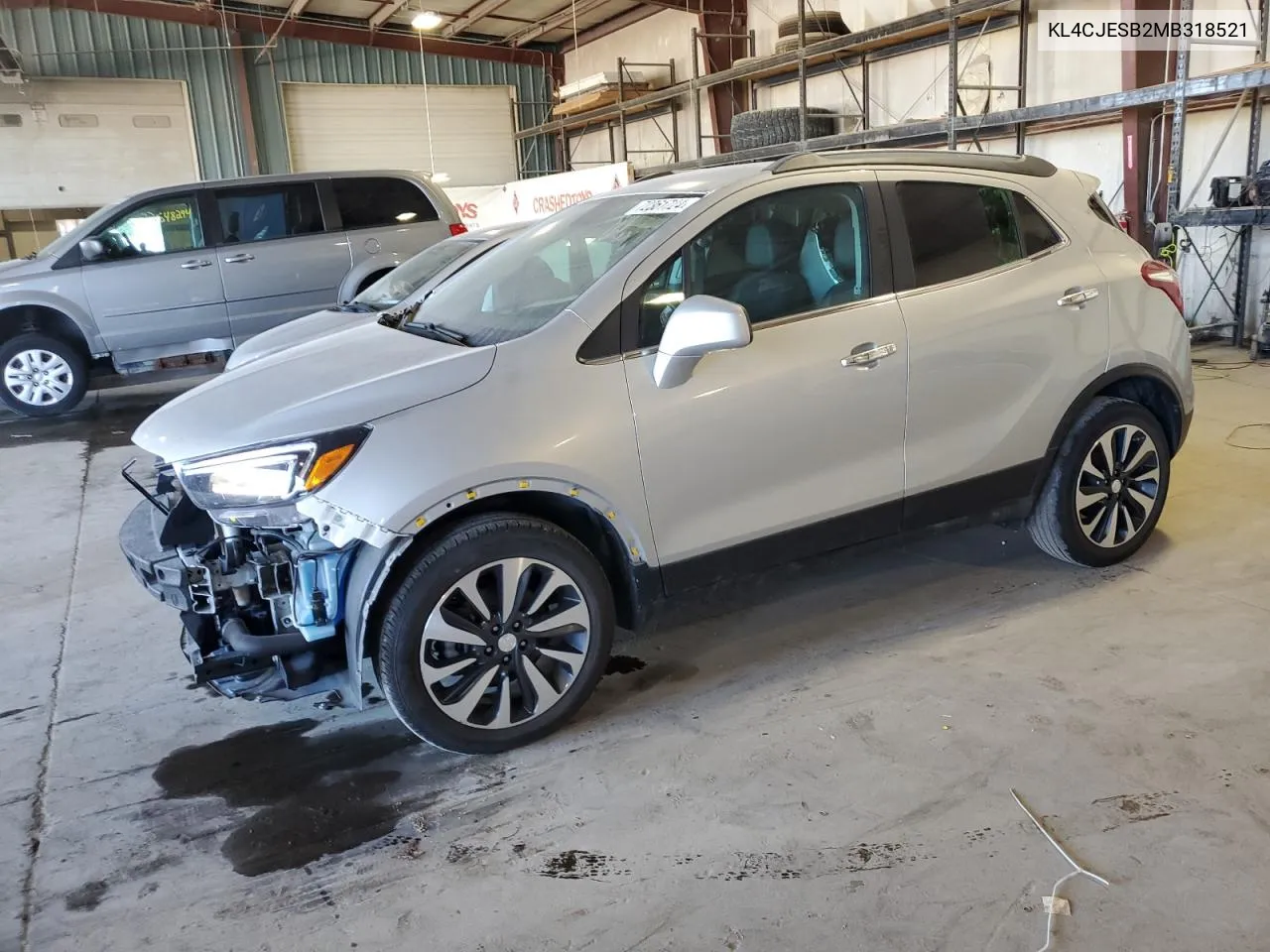 2021 Buick Encore Preferred VIN: KL4CJESB2MB318521 Lot: 72361724