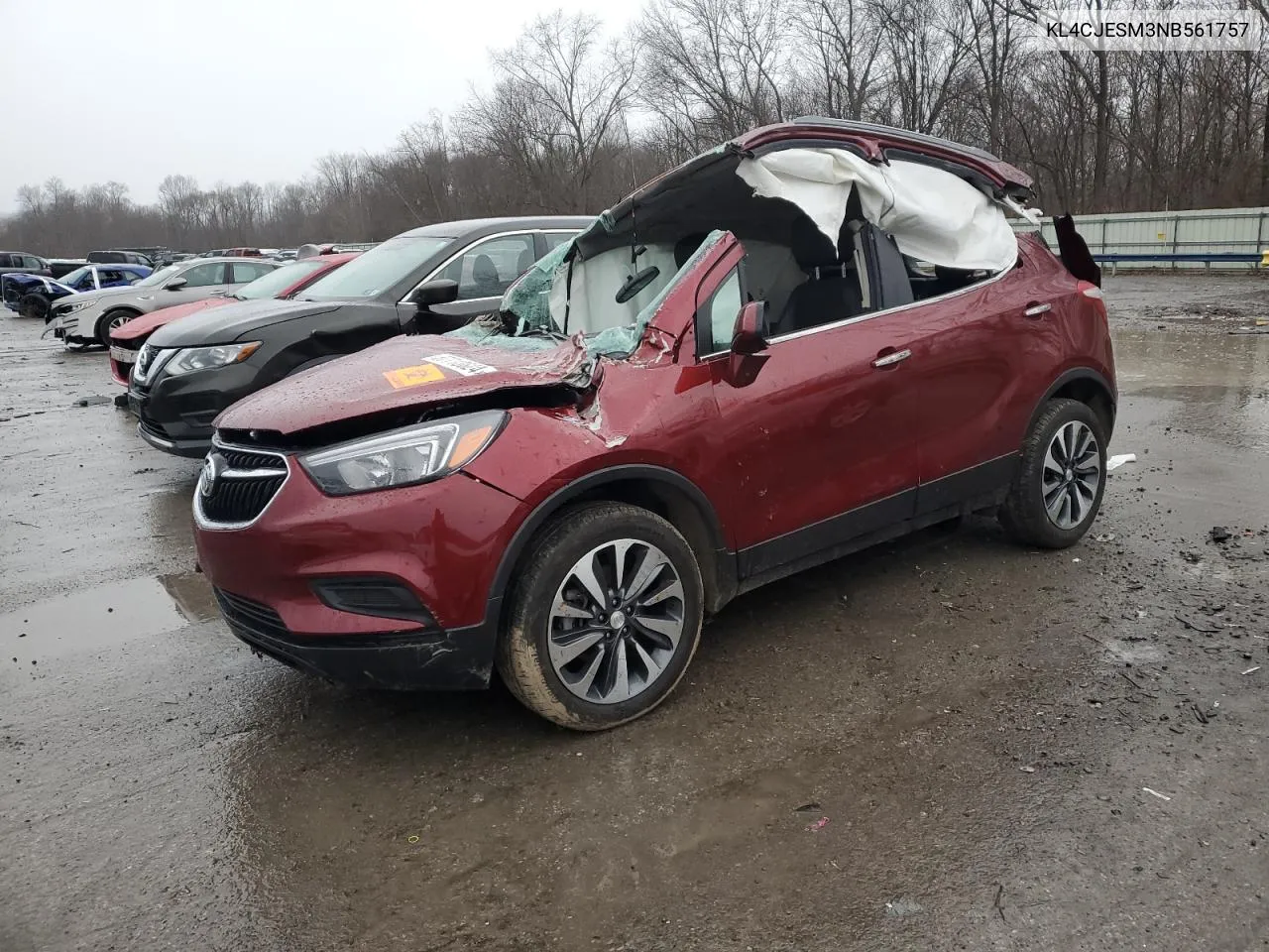 2022 Buick Encore Preferred VIN: KL4CJESM3NB561757 Lot: 37713624