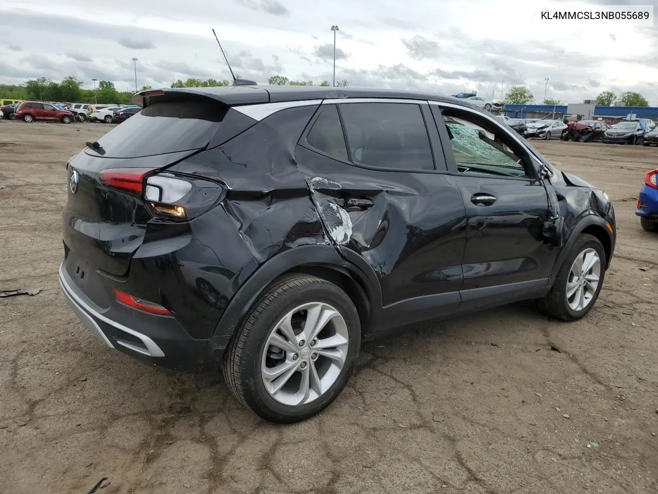 2022 Buick Encore Gx Preferred VIN: KL4MMCSL3NB055689 Lot: 53936494