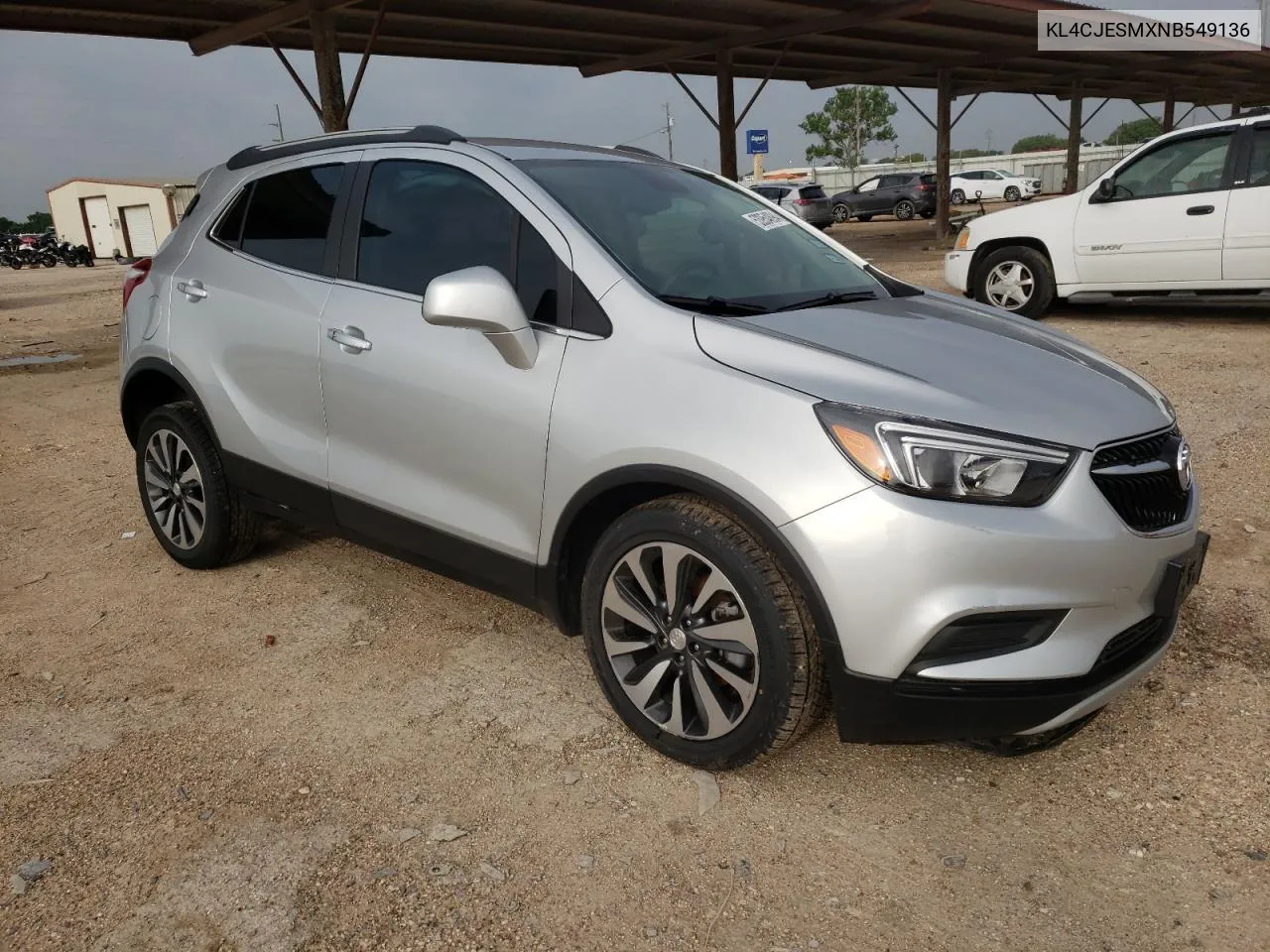 2022 Buick Encore Preferred VIN: KL4CJESMXNB549136 Lot: 53954894