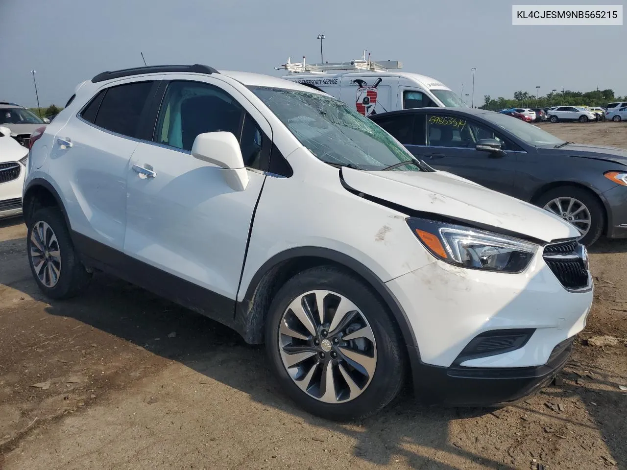 2022 Buick Encore Preferred VIN: KL4CJESM9NB565215 Lot: 57872744