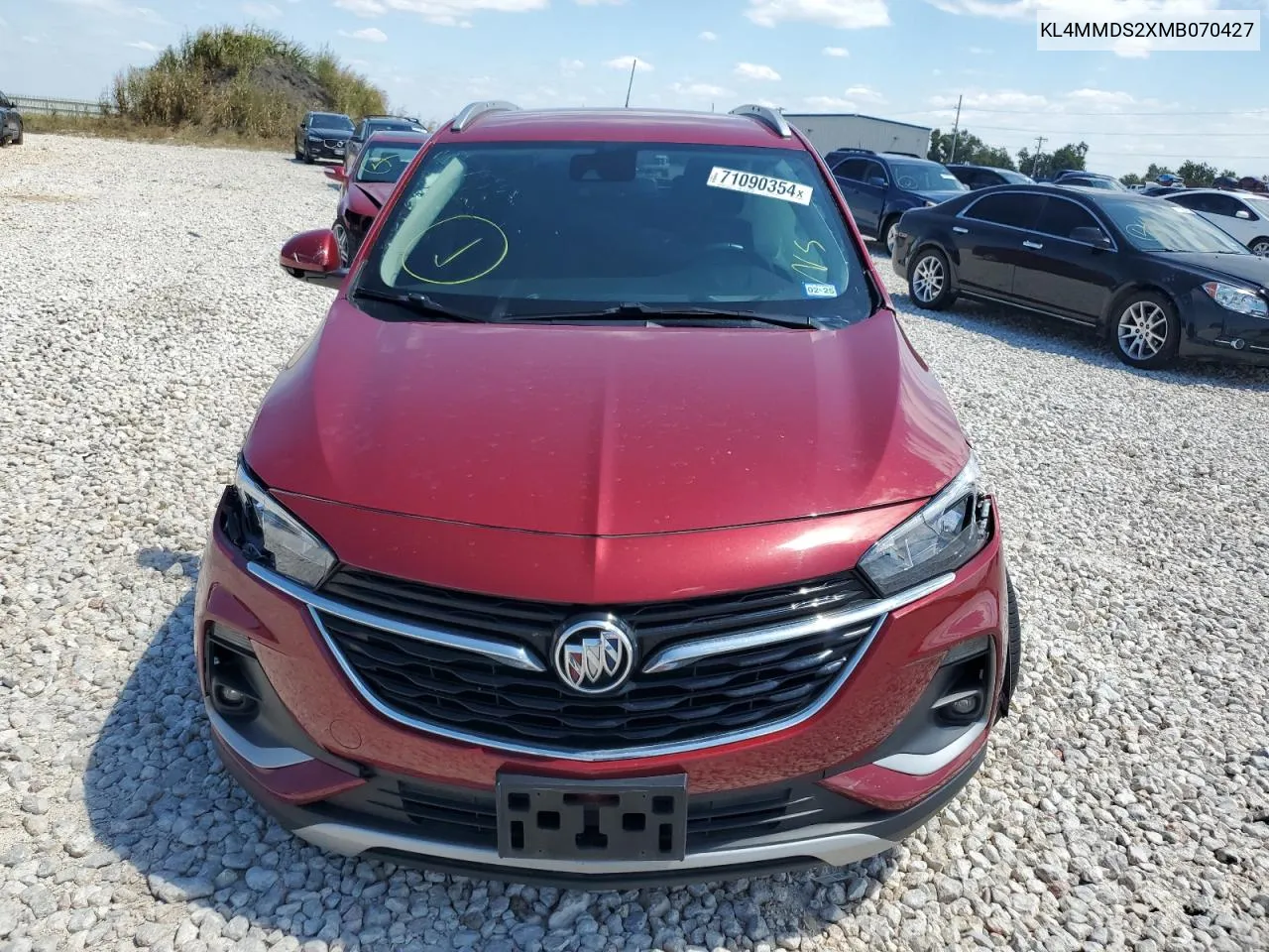 2022 Buick Encore Gx Select VIN: KL4MMDS2XMB070427 Lot: 71090354