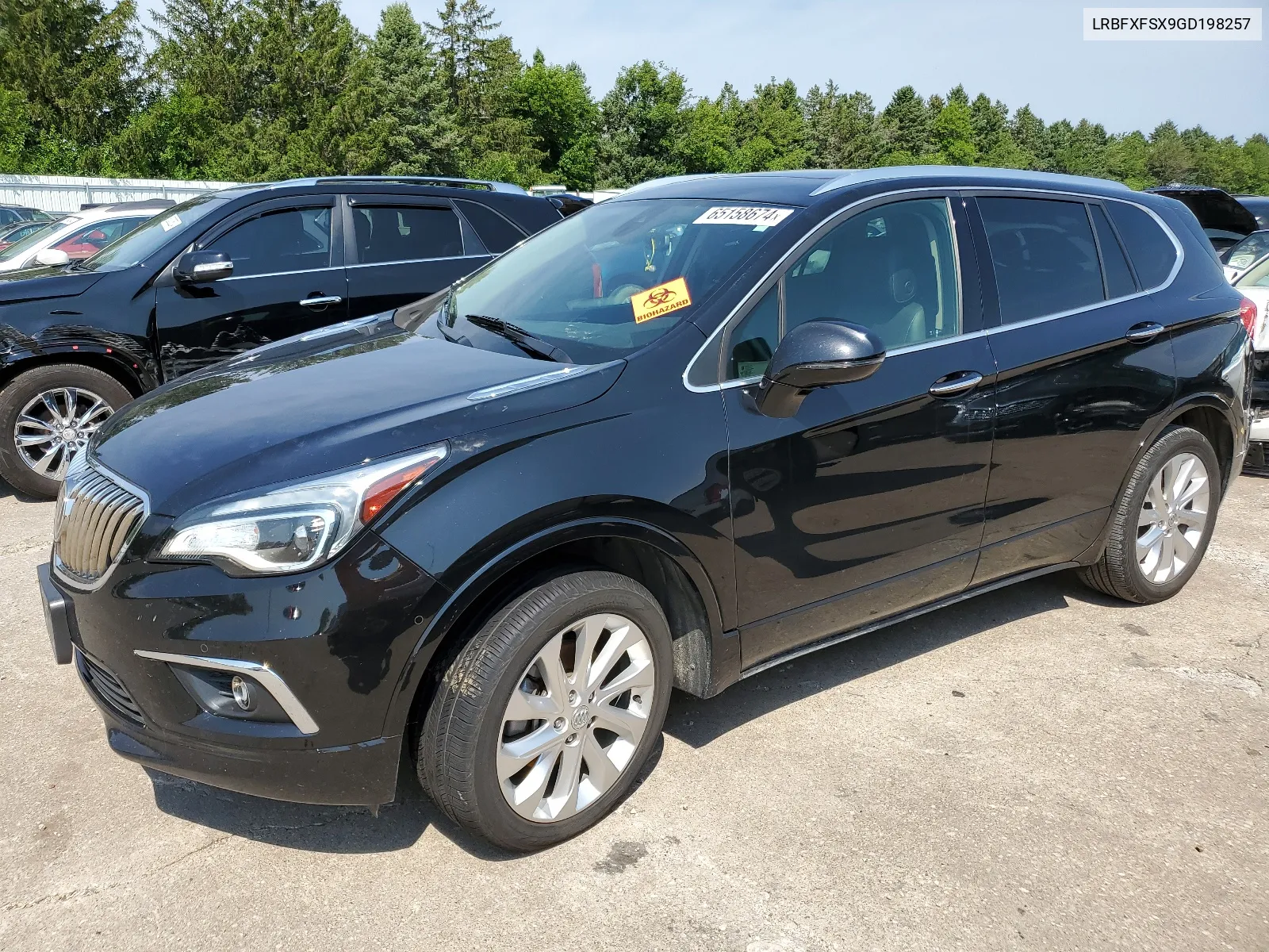 2016 Buick Envision Premium VIN: LRBFXFSX9GD198257 Lot: 65158674