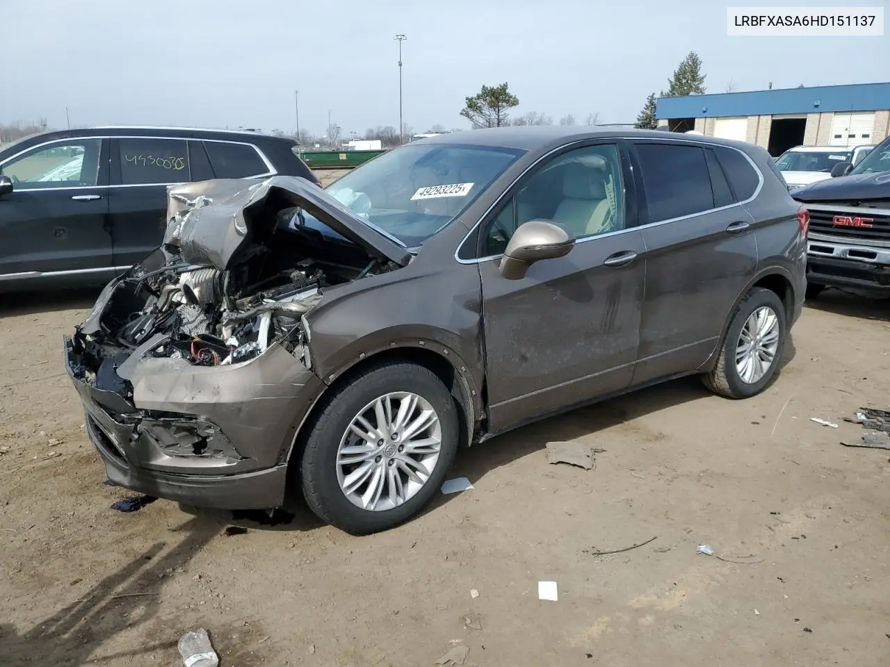 2017 Buick Envision Preferred VIN: LRBFXASA6HD151137 Lot: 49293225