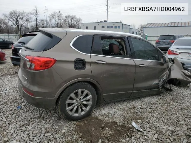 2017 Buick Envision Essence VIN: LRBFXBSA7HD004962 Lot: 57956584