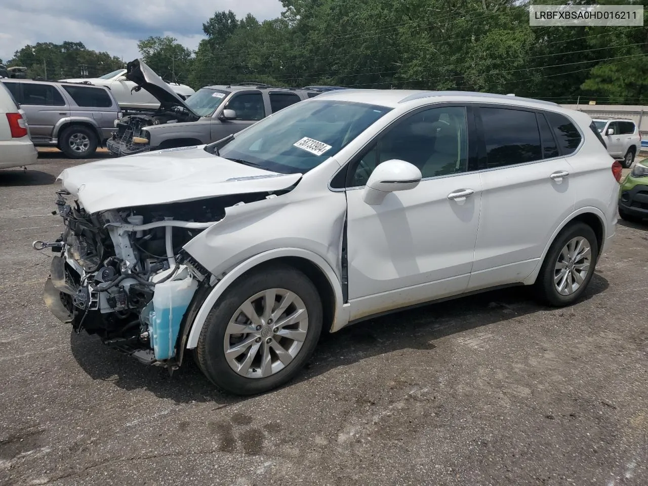 2017 Buick Envision Essence VIN: LRBFXBSA0HD016211 Lot: 58733904