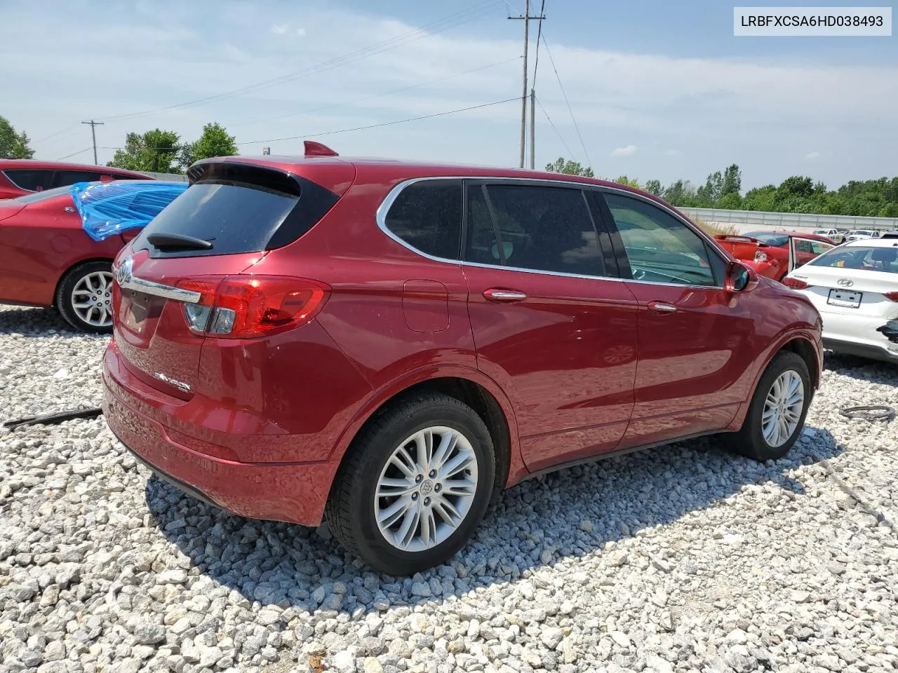 2017 Buick Envision Preferred VIN: LRBFXCSA6HD038493 Lot: 59247754