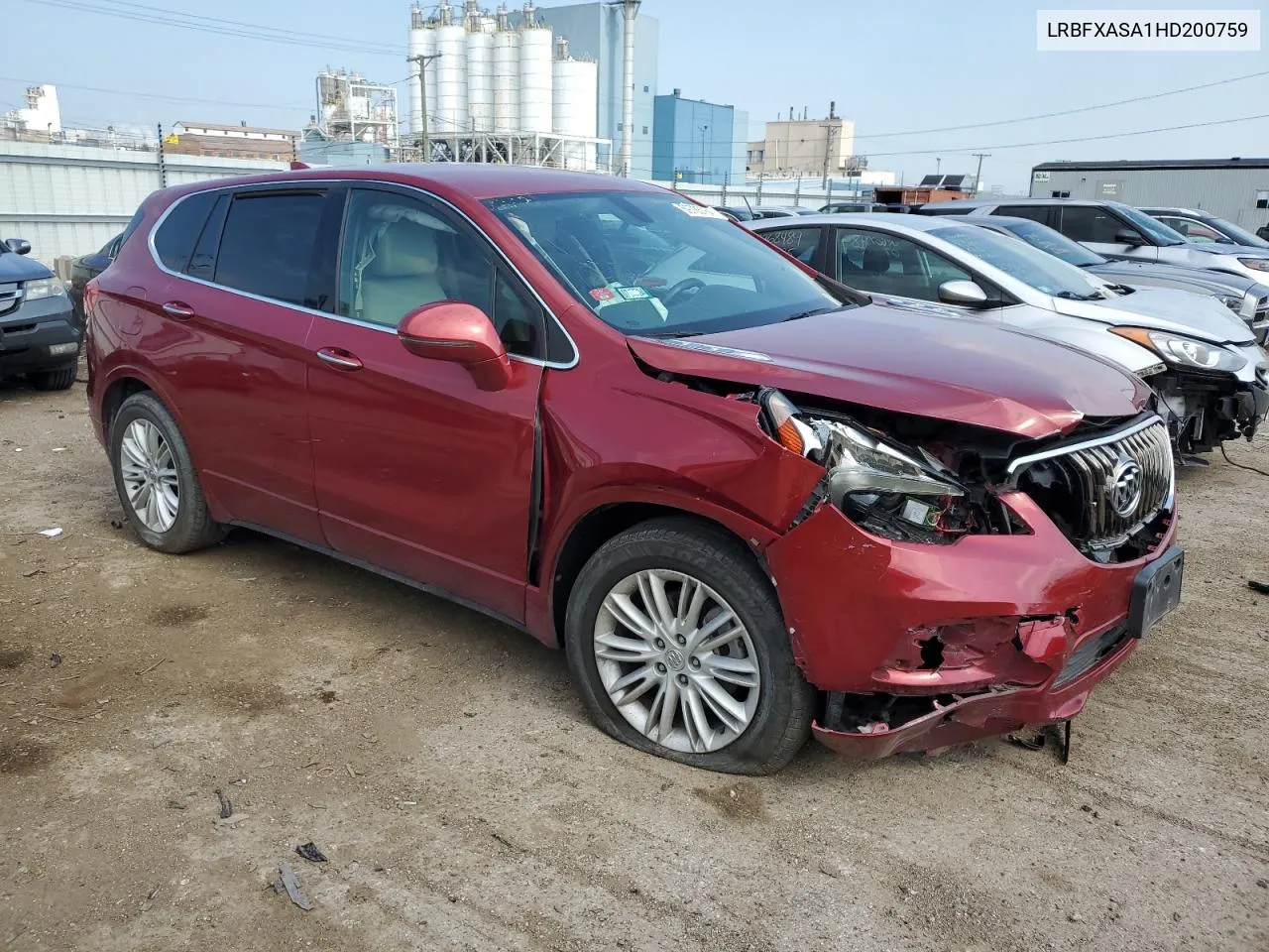 2017 Buick Envision Preferred VIN: LRBFXASA1HD200759 Lot: 59785764