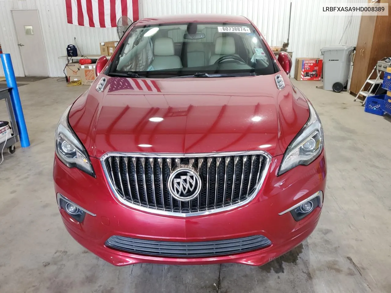 2017 Buick Envision Preferred VIN: LRBFXASA9HD008389 Lot: 60738874