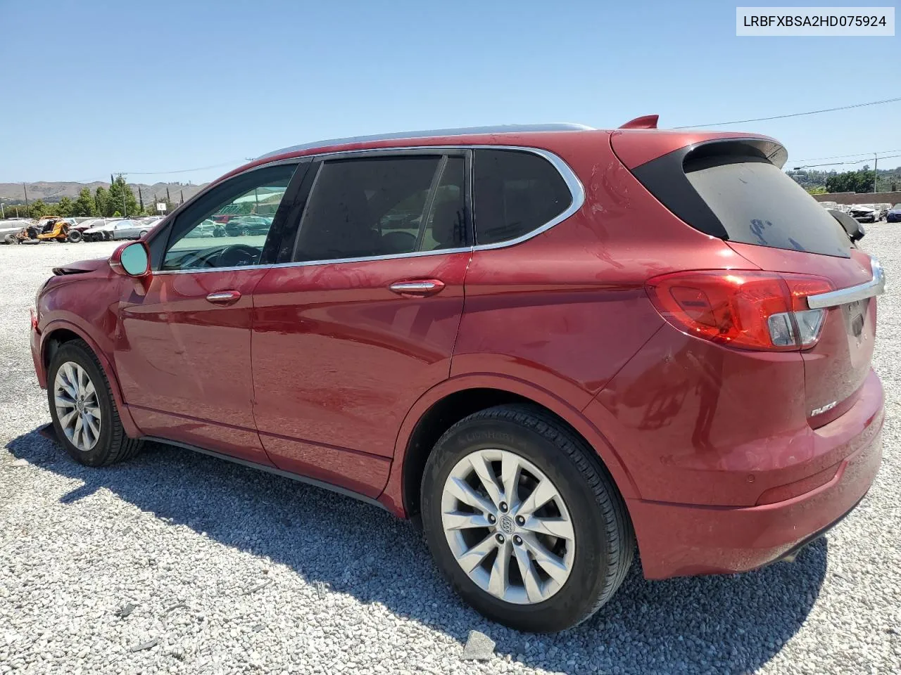 2017 Buick Envision Essence VIN: LRBFXBSA2HD075924 Lot: 60752164