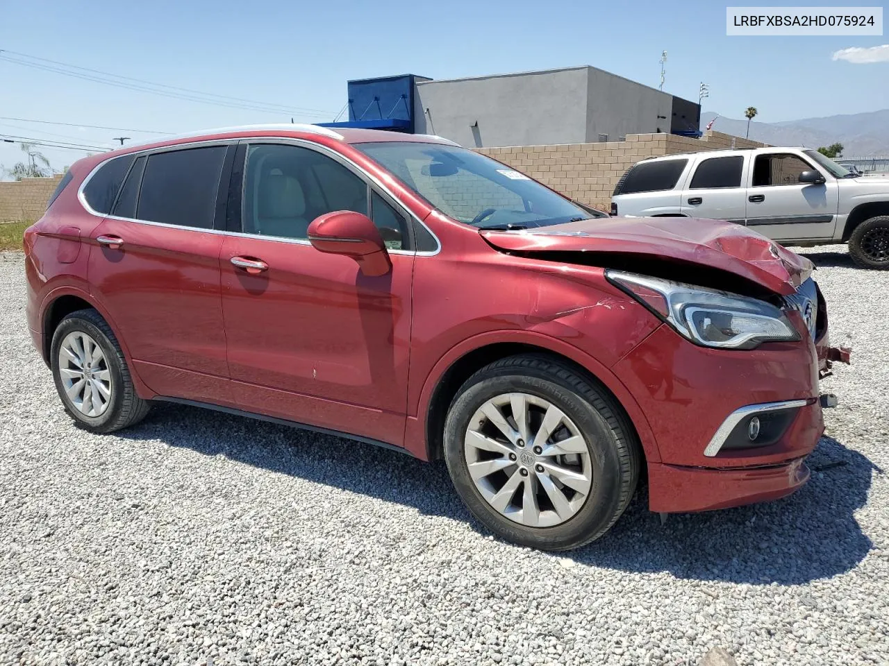 2017 Buick Envision Essence VIN: LRBFXBSA2HD075924 Lot: 60752164