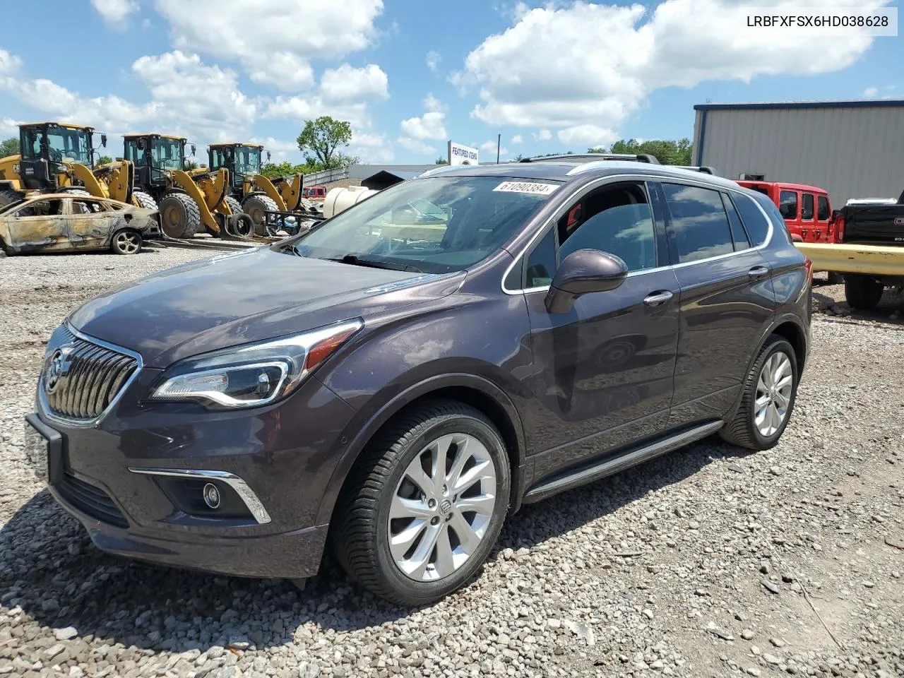 LRBFXFSX6HD038628 2017 Buick Envision Premium Ii