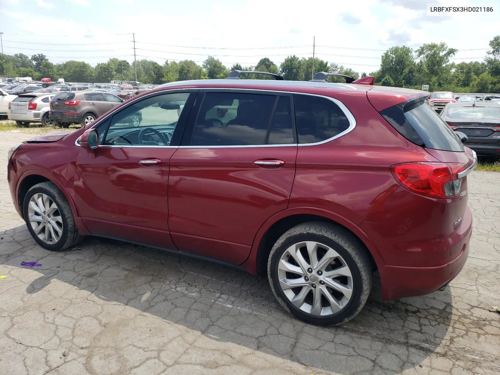 2017 Buick Envision Premium Ii VIN: LRBFXFSX3HD021186 Lot: 64058114