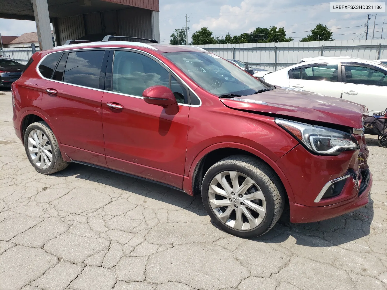 2017 Buick Envision Premium Ii VIN: LRBFXFSX3HD021186 Lot: 64058114