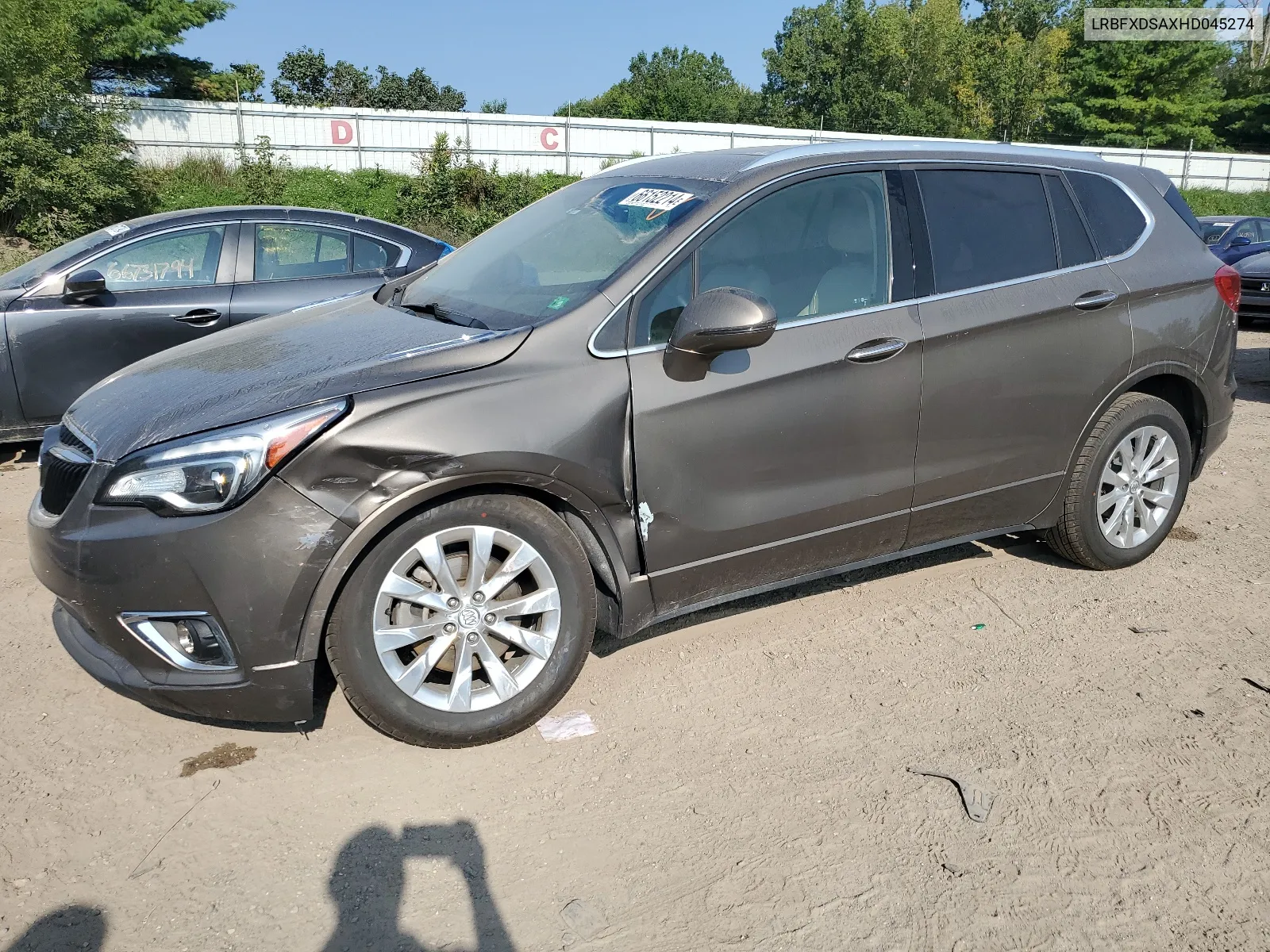 2017 Buick Envision Essence VIN: LRBFXDSAXHD045274 Lot: 66152214