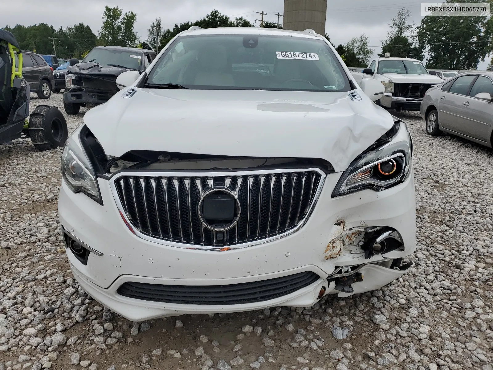 2017 Buick Envision Premium Ii VIN: LRBFXFSX1HD065770 Lot: 66167274