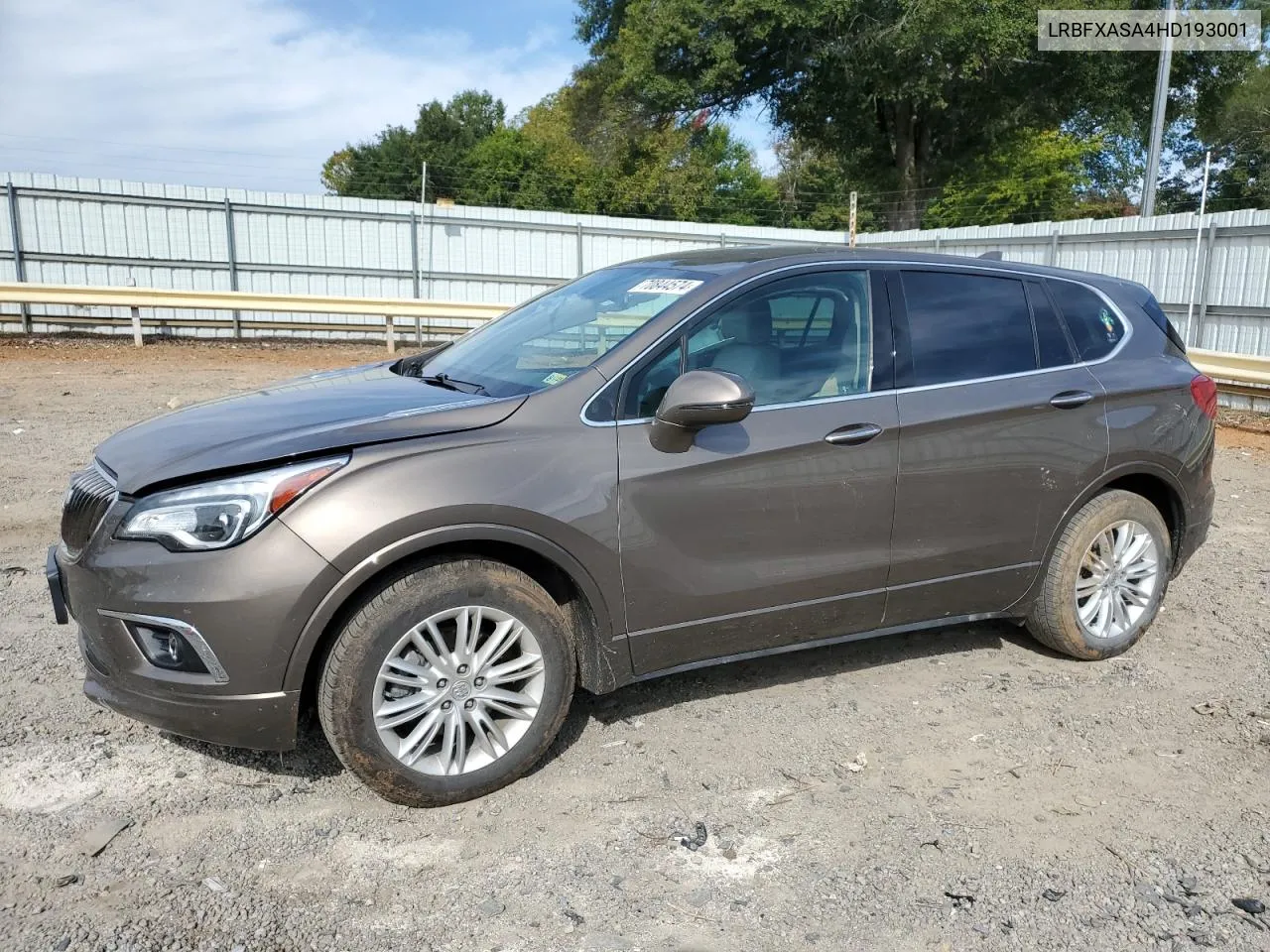 2017 Buick Envision Preferred VIN: LRBFXASA4HD193001 Lot: 70844574