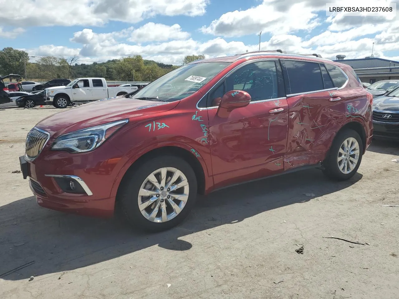 2017 Buick Envision Essence VIN: LRBFXBSA3HD237608 Lot: 71809744