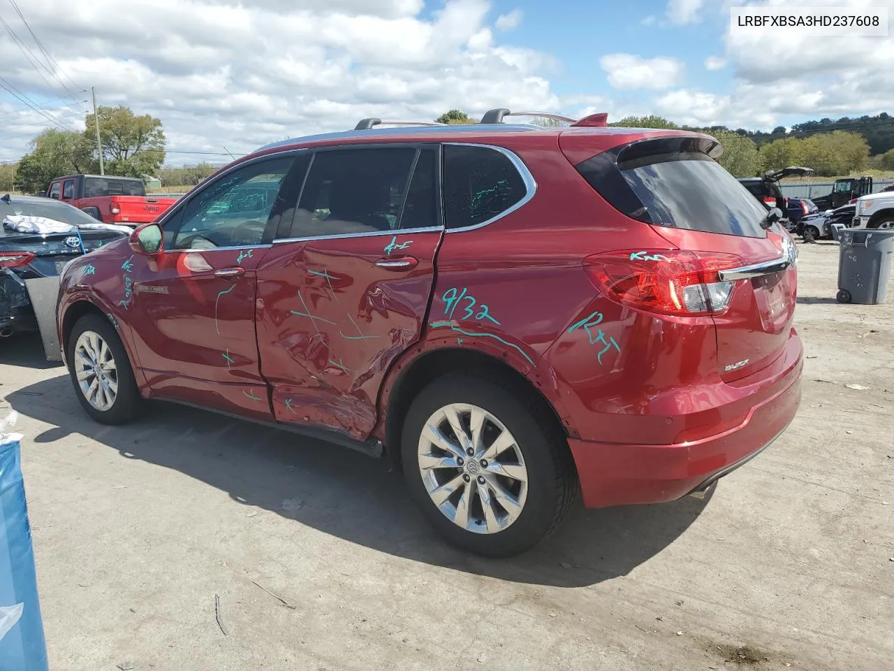 2017 Buick Envision Essence VIN: LRBFXBSA3HD237608 Lot: 71809744