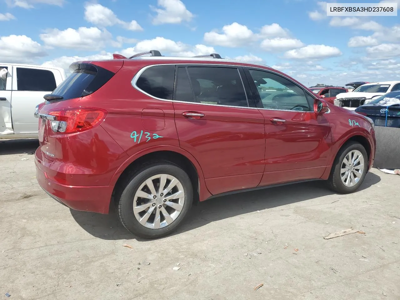 2017 Buick Envision Essence VIN: LRBFXBSA3HD237608 Lot: 71809744