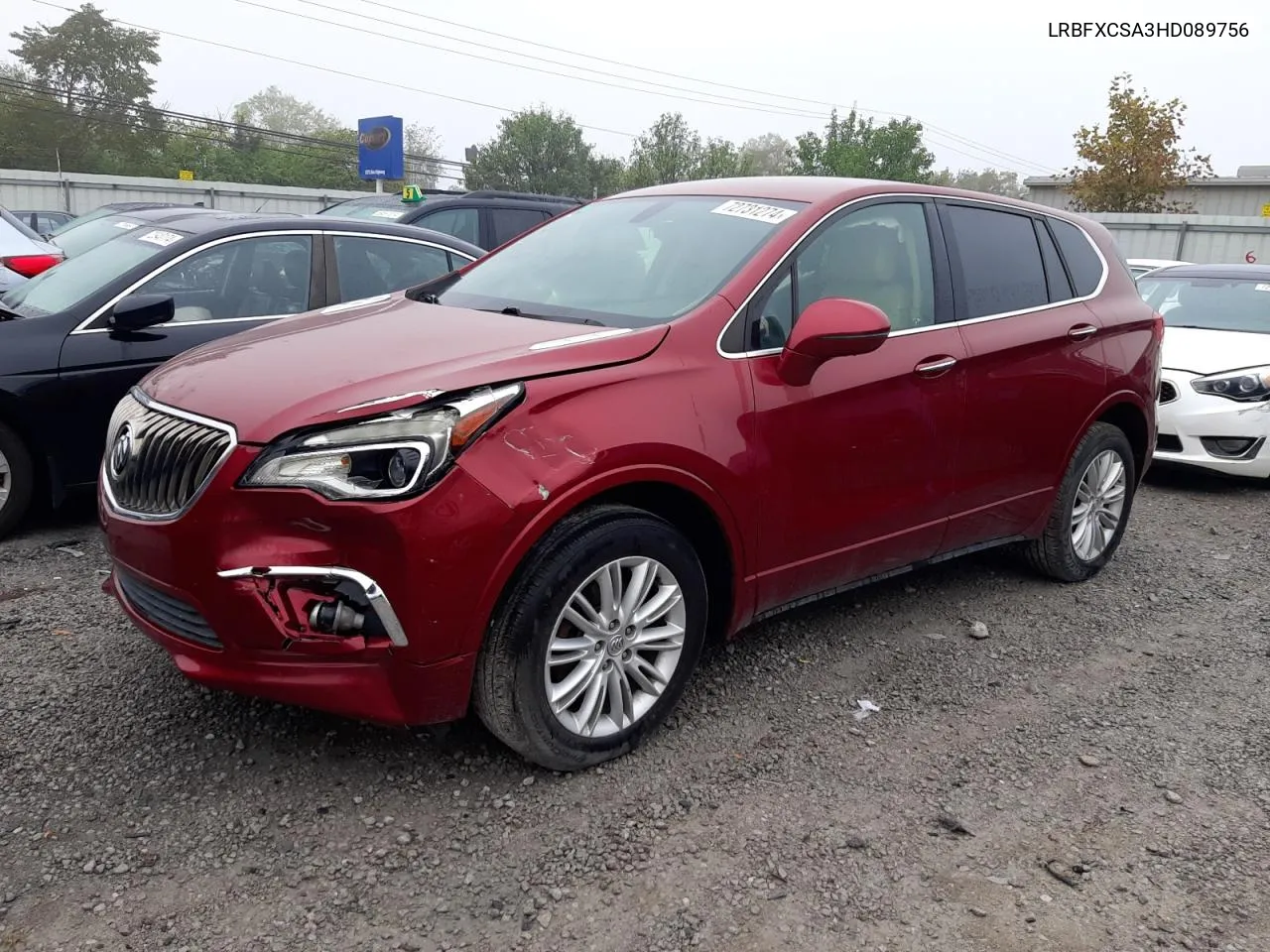 2017 Buick Envision Preferred VIN: LRBFXCSA3HD089756 Lot: 72731274