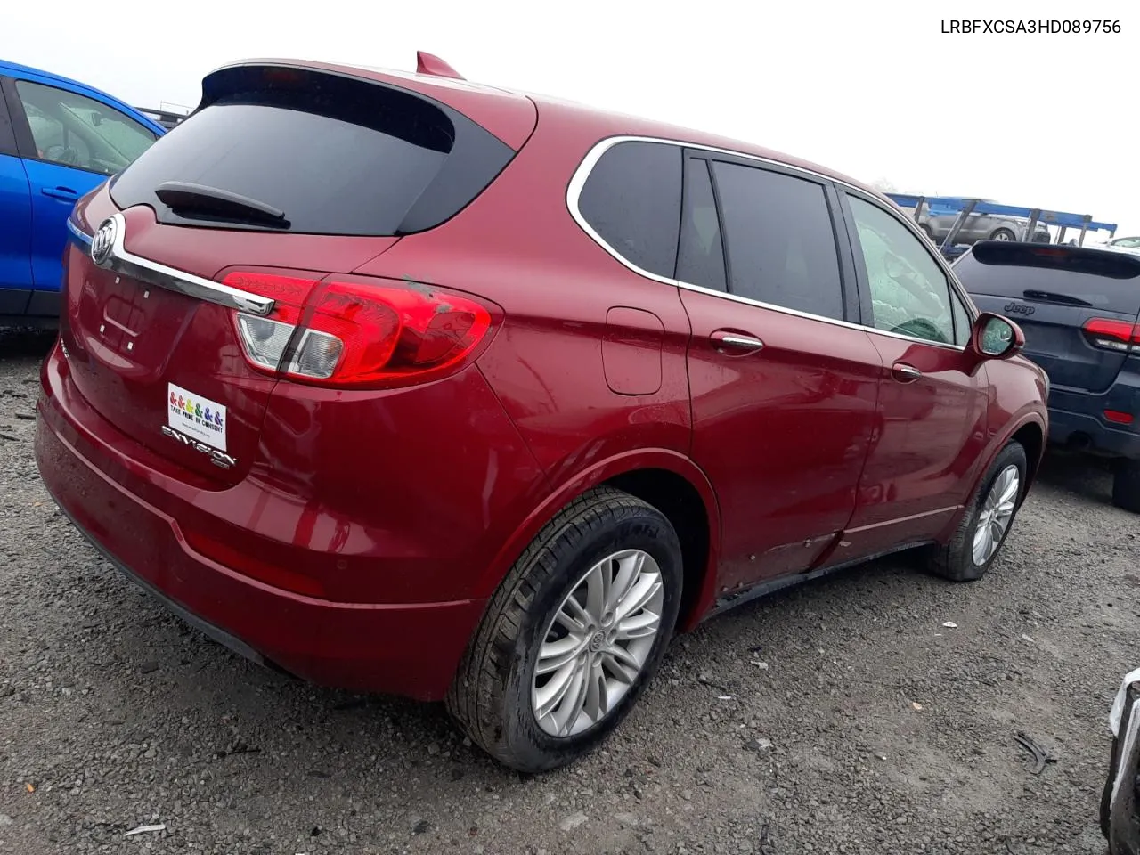 LRBFXCSA3HD089756 2017 Buick Envision Preferred