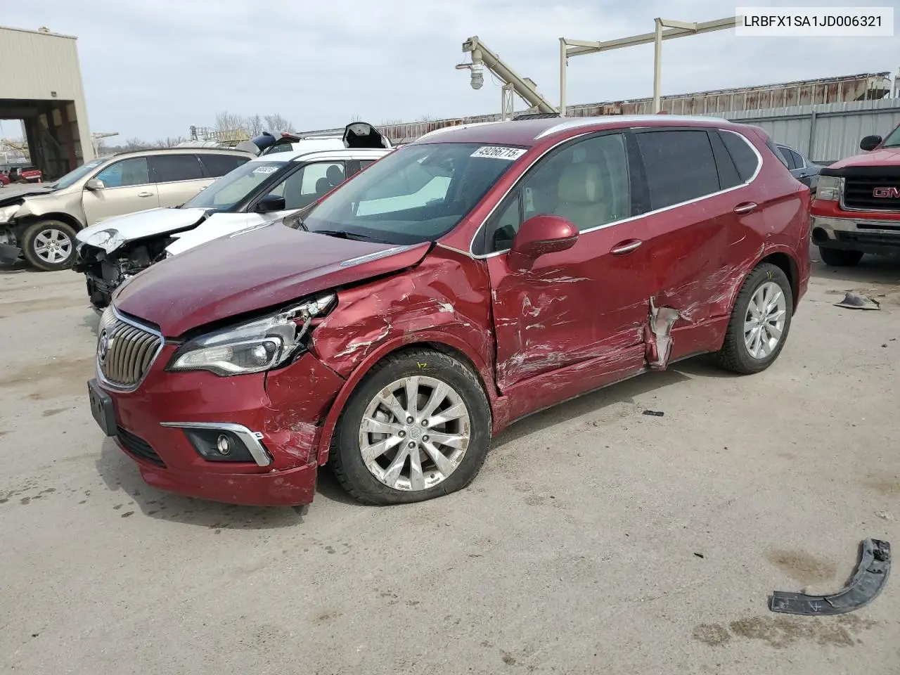 2018 Buick Envision Essence VIN: LRBFX1SA1JD006321 Lot: 49266715