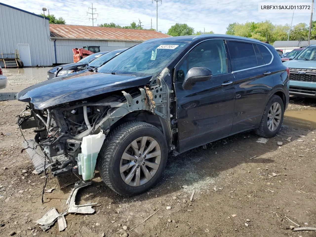 2018 Buick Envision Essence VIN: LRBFX1SAXJD113772 Lot: 54307984