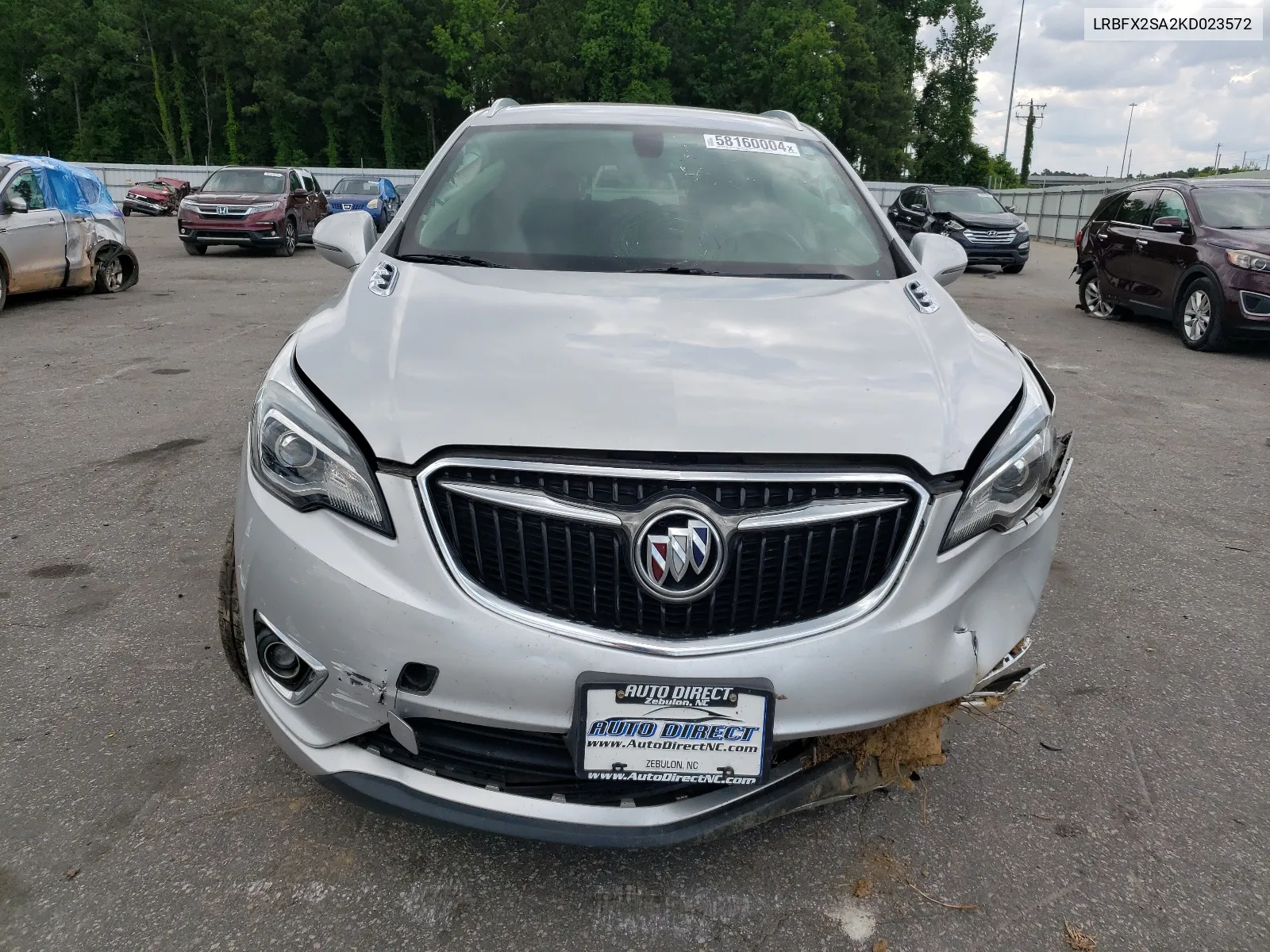 2019 Buick Envision Essence VIN: LRBFX2SA2KD023572 Lot: 58160004