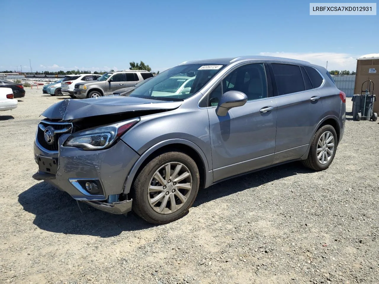 2019 Buick Envision Essence VIN: LRBFXCSA7KD012931 Lot: 60350724