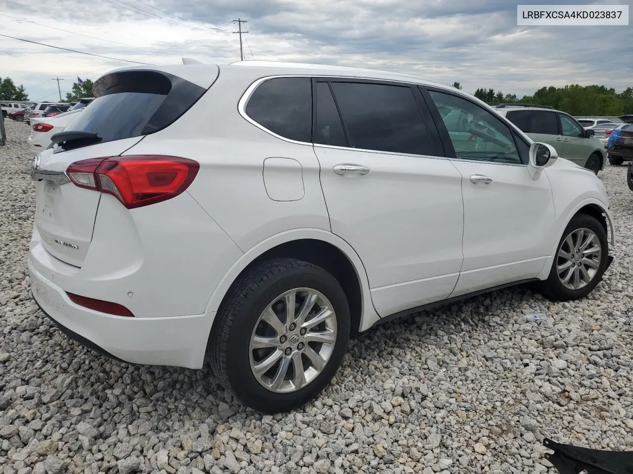 2019 Buick Envision Essence VIN: LRBFXCSA4KD023837 Lot: 60892074