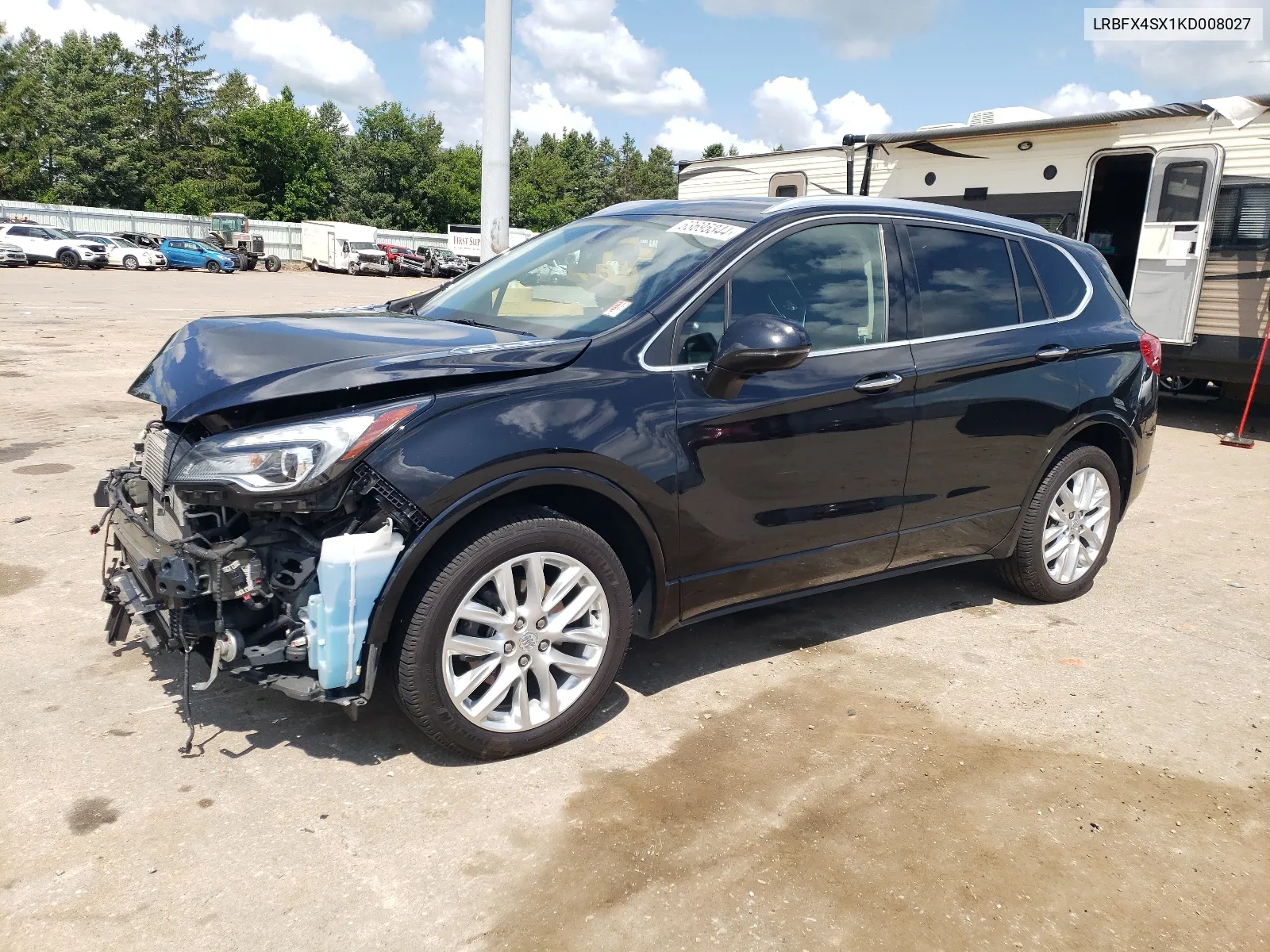 2019 Buick Envision Premium Ii VIN: LRBFX4SX1KD008027 Lot: 63695344