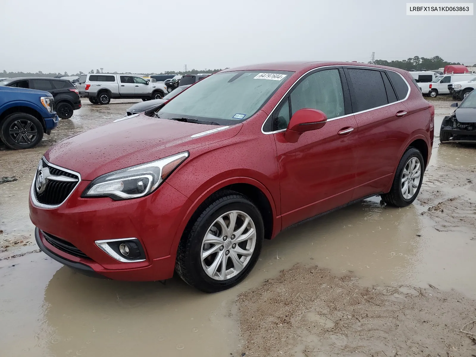 LRBFX1SA1KD063863 2019 Buick Envision Preferred