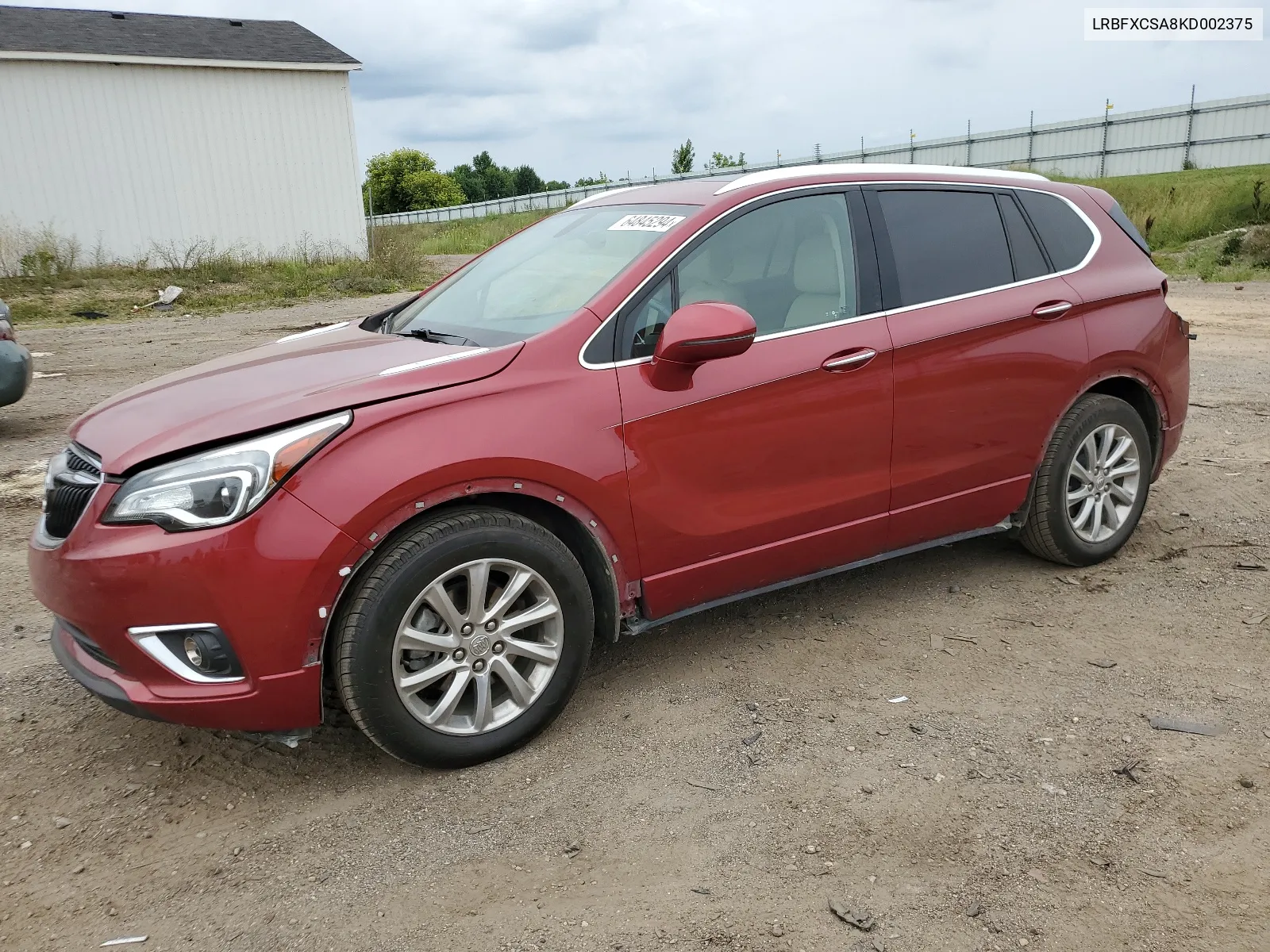 2019 Buick Envision Essence VIN: LRBFXCSA8KD002375 Lot: 64845294